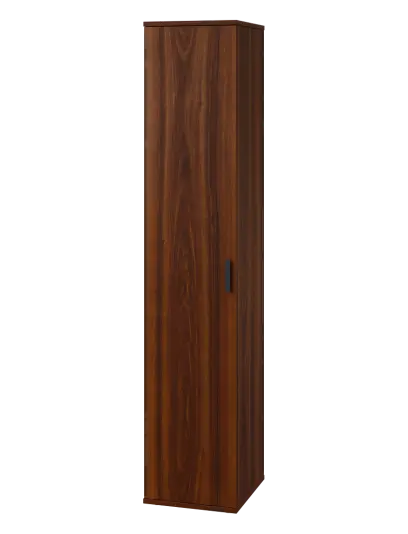 LN 5 - 3D kancelářská skříň, 1-dveřová, levá, 1822x360x400, ořech královský